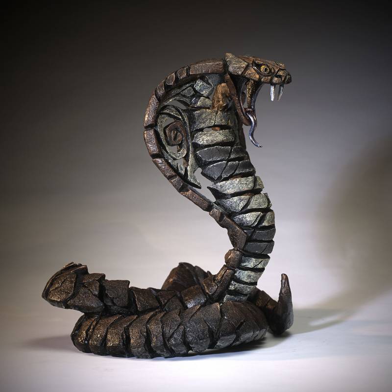 Edge Sculpture Copper Brown Cobra