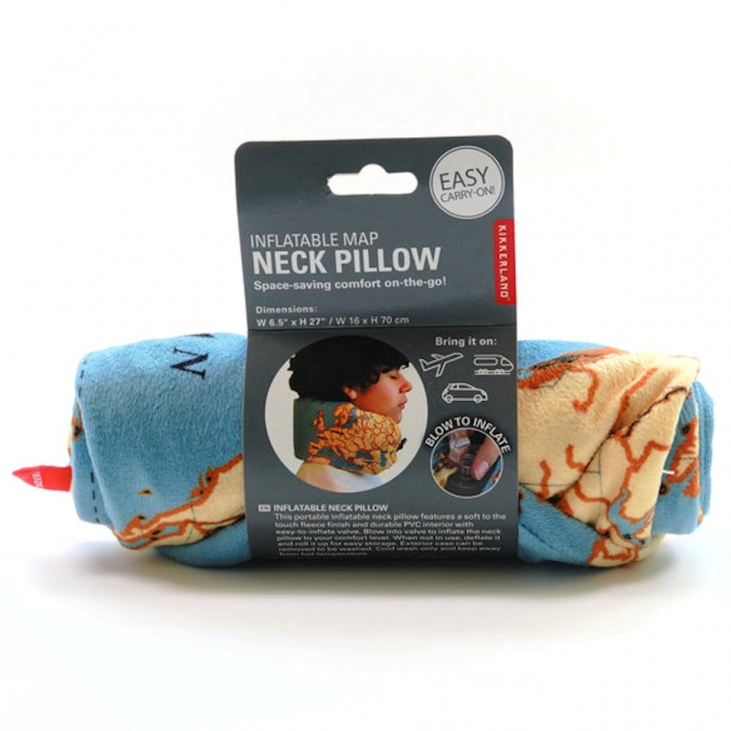 Inflatable Map Neck Pillow Thumb