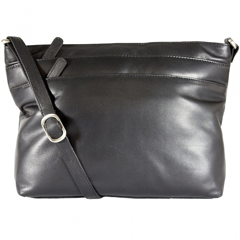 Dee Two - DeeTails Zip Front Handbag Black