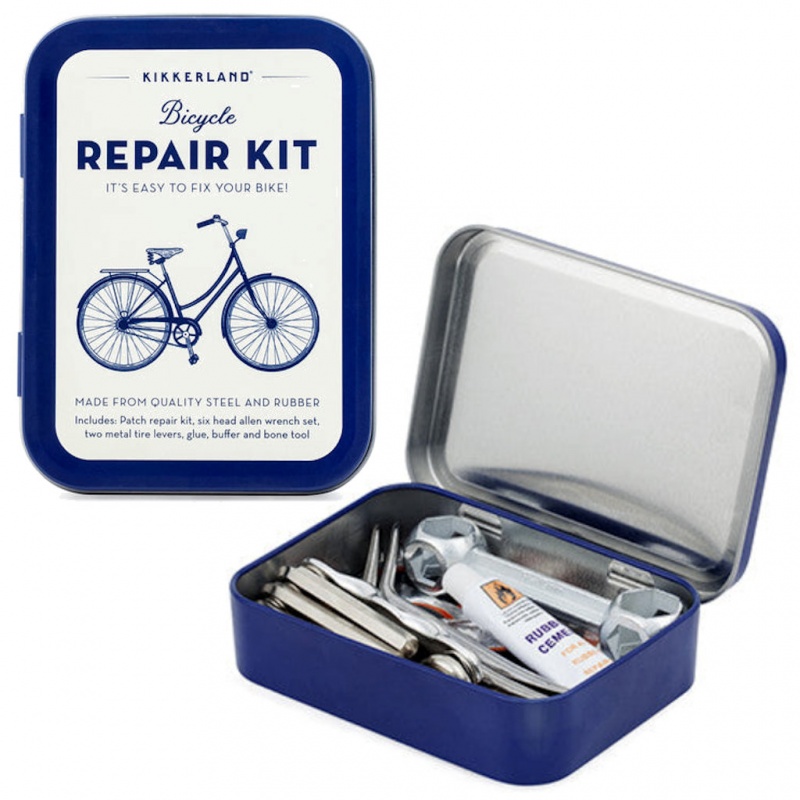 Bicycle Repair Kit In Use