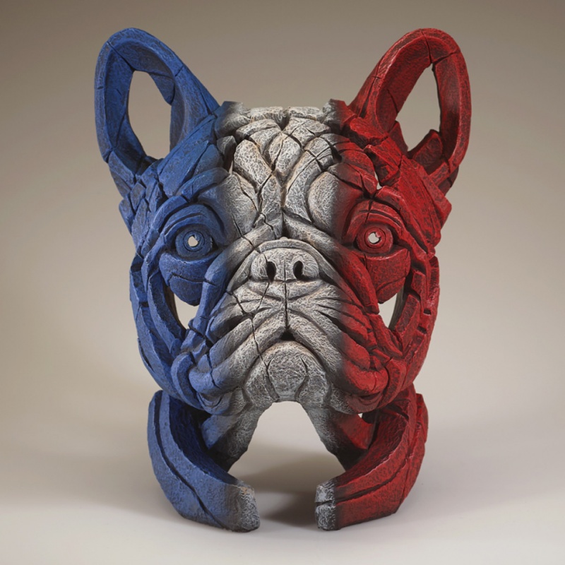 French Bulldog Bust - Tricolore Right