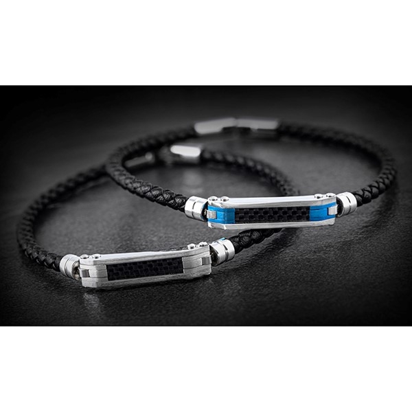 EQ For Men - Stylish Modern Leather Bracelet 