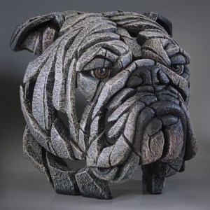 Edge Bulldog Bust White