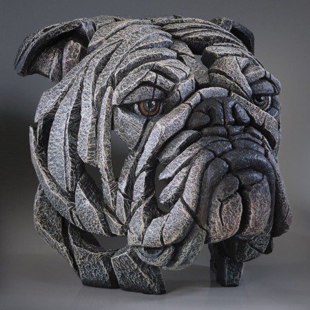 edge bulldog bust white