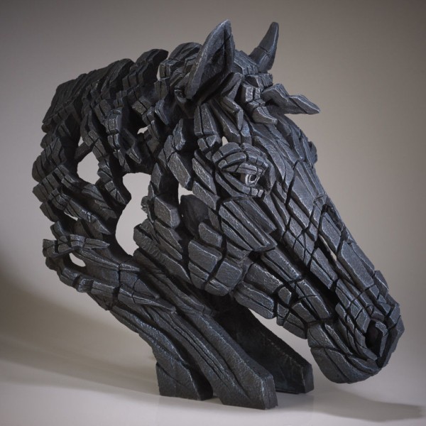 Edge Horse Bust Black