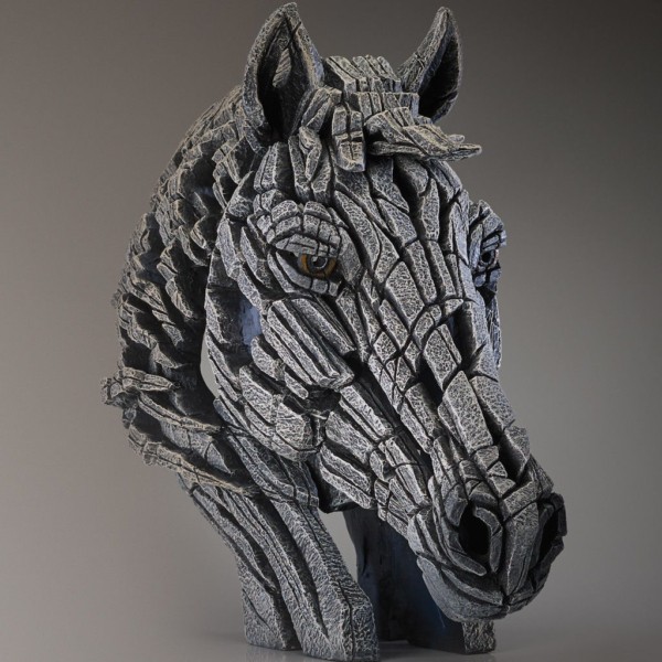 Edge Horse Bust White