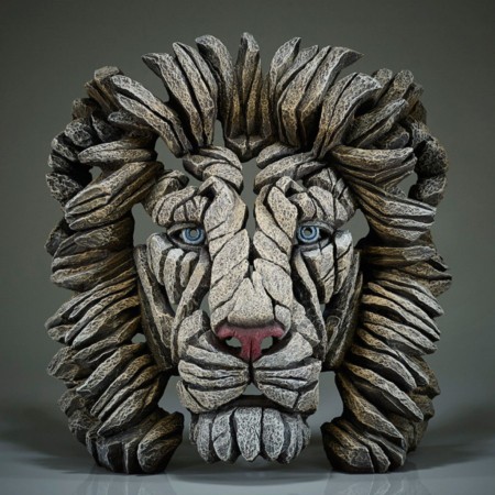 edge lion bust white