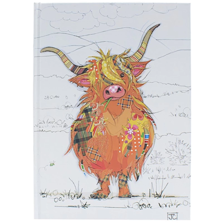 Bug Art - A5 Notebook - Hamish Highland Cow