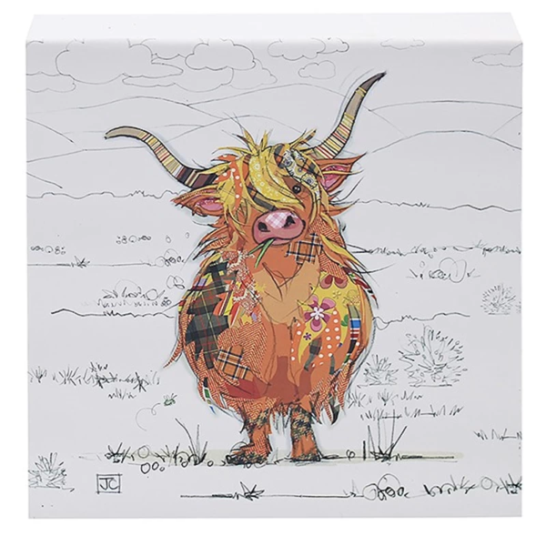 Bug Art - Memo Pad - Hamish Highland Cow